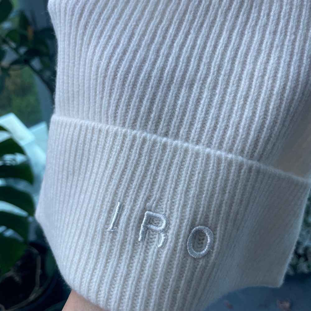 IRO Ribbed Beanie Hat - Picture 6 of 7